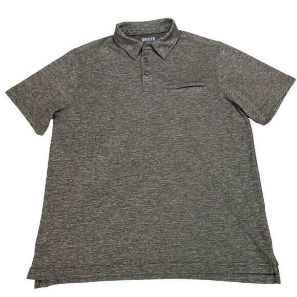 Duluth Trading Co Polo Shirt Men's Medium Polyester Relaxed Fit Golf Performance - Picture 7 of 10